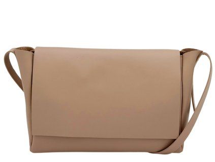Kožená crossbody kabelka Massy hladká