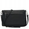 Kožená crossbody kabelka Fille černá dolaro 8073 (3)
