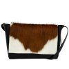 Kožená crossbody kabelka Massy hladká