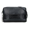 kožená crossbody kabelka černá (2)