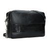 kožená crossbody kabelka černá (1)